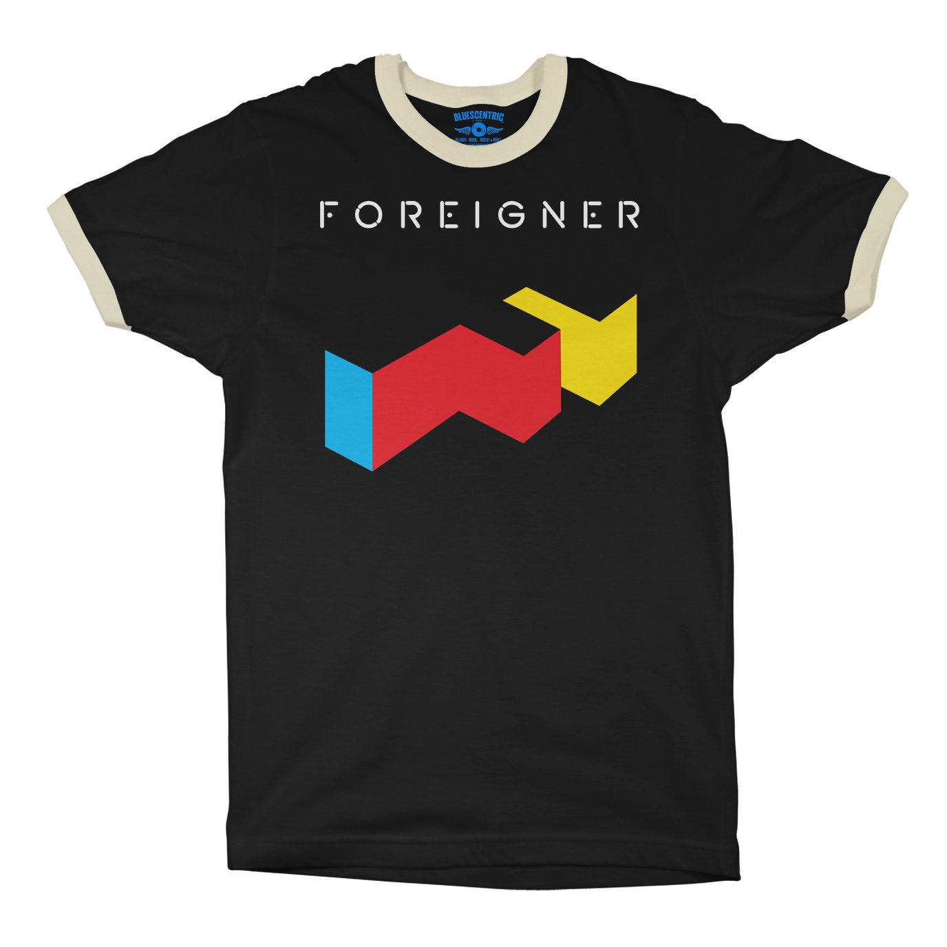 Foreigner Logo Ringer T-Shirt in default