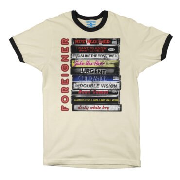 Foreigner Tape Stack Ringer T-Shirt in default