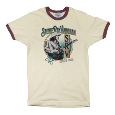 Stevie Ray Vaughan Circle Guitar Ringer T-Shirt in default