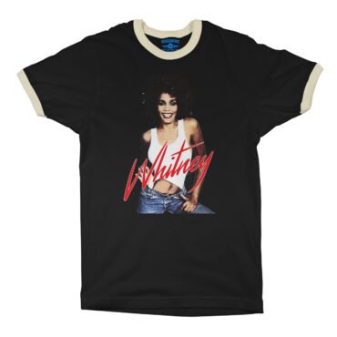 Whitney Houston in Jeans Ringer T-Shirt in default