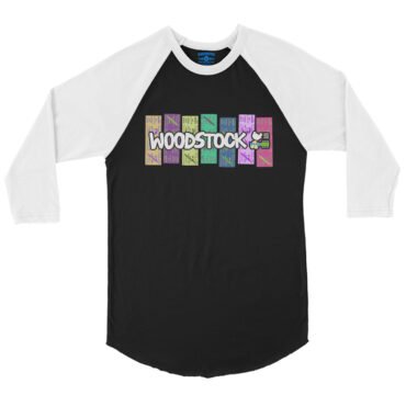 Woodstock Rainbow Concert Ticket Baseball T-Shirt in default