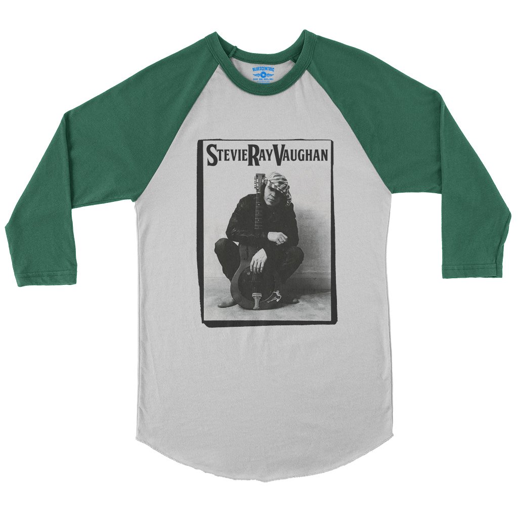 Candid Stevie Ray Vaughan Resonator Baseball T-Shirt in default