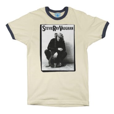 Candid Stevie Ray Vaughan Resonator Ringer T-Shirt in default