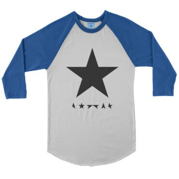 David Bowie Blackstar Album Cover Baseball T-Shirt in default