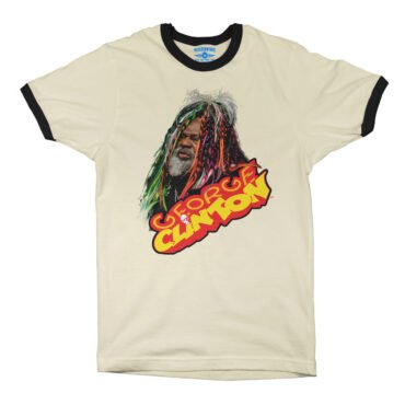George Clinton Hair Explosion Ringer T-Shirt in default