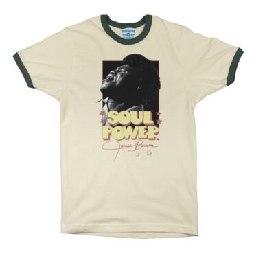 James Brown SOUL POWER Ringer T-Shirt in default
