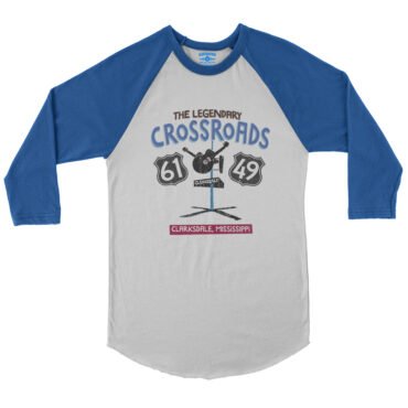61 & 49 Crossroads Blues Baseball T-Shirt in default