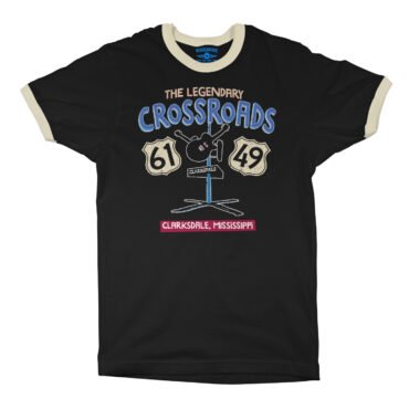 61 & 49 Crossroads Blues Ringer T-Shirt in default