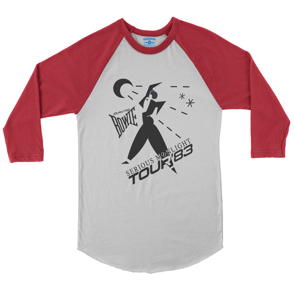 David Bowie Tour Baseball T-Shirt in default
