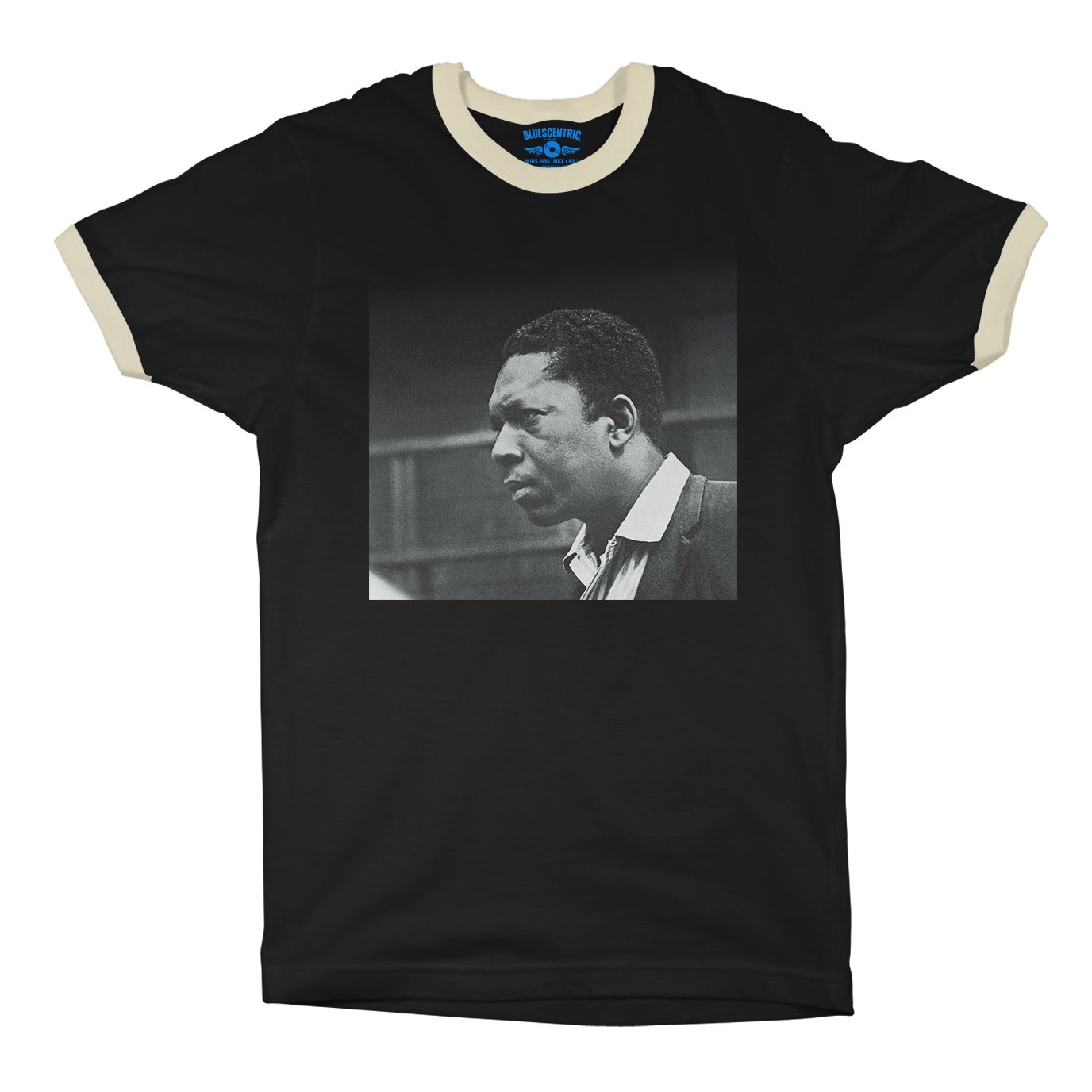 John Coltrane Photo Ringer T-Shirt in default