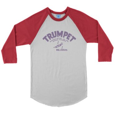Distressed Trumpet Records Baseball T-Shirt in default