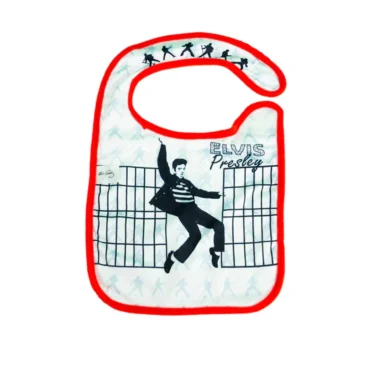 Elvis presley extra soft baby bib