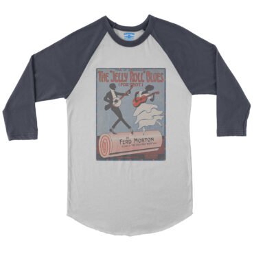 Jelly Roll Morton Poster Baseball T-Shirt in default