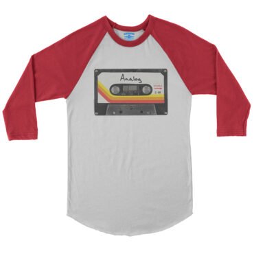 80s Analog Tape Baseball T-Shirt in default