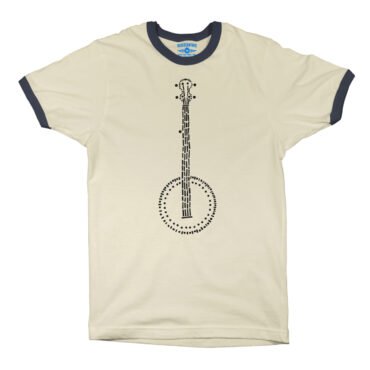 Folk Banjo Ringer T-Shirt in default