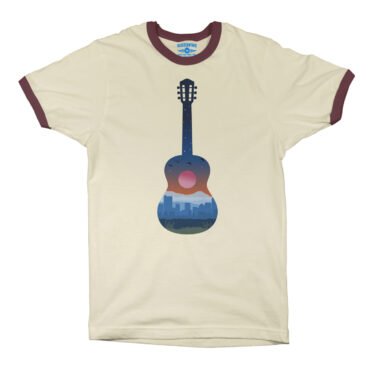 Guitar City Ringer T-Shirt in default