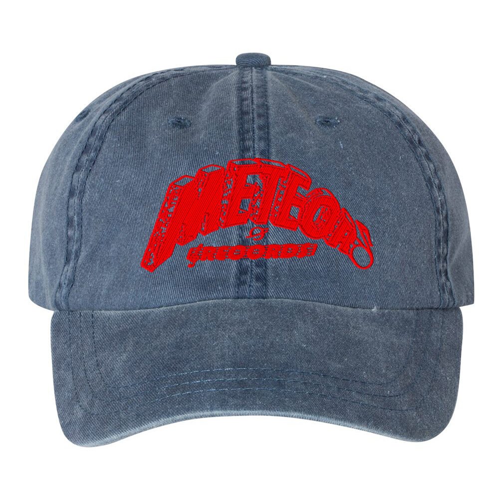 Meteor Records Hat - Unstructured Navy | Blues Music Hat