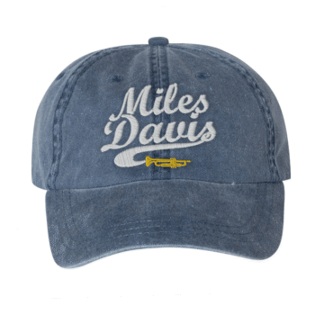 Miles Davis Hat - Unstructured Pigment Dyed Navy | Jazz Music Hat