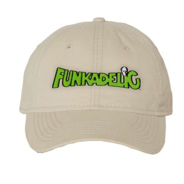 Funkadelic Logo Hat - Unstructured Stonewash White | Funk Music Band