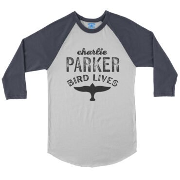 Charlie Parker Bird Lives Baseball T-Shirt in default