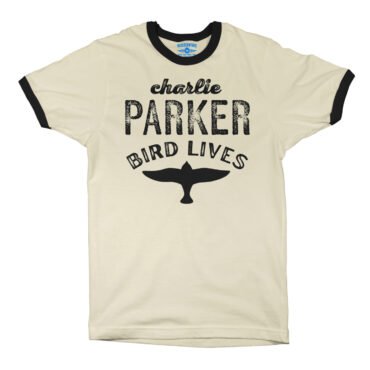 Charlie Parker Bird Lives Ringer T-Shirt in default