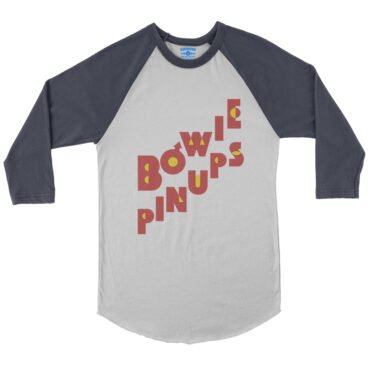 David Bowie Pinups Logo Baseball T-Shirt in default