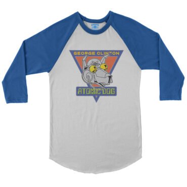 Retro George Clinton Atomic Dog Baseball T-Shirt in default