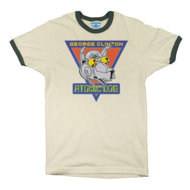 Retro George Clinton Atomic Dog Ringer T-Shirt in default