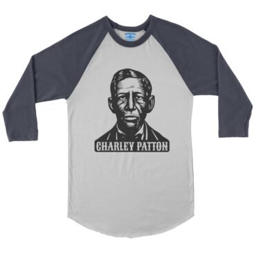 Charley Patton Wood Cut Baseball T-Shirt in default