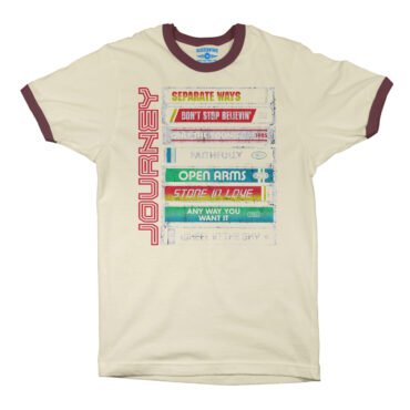 Journey Tape Stack  Ringer T-Shirt in default