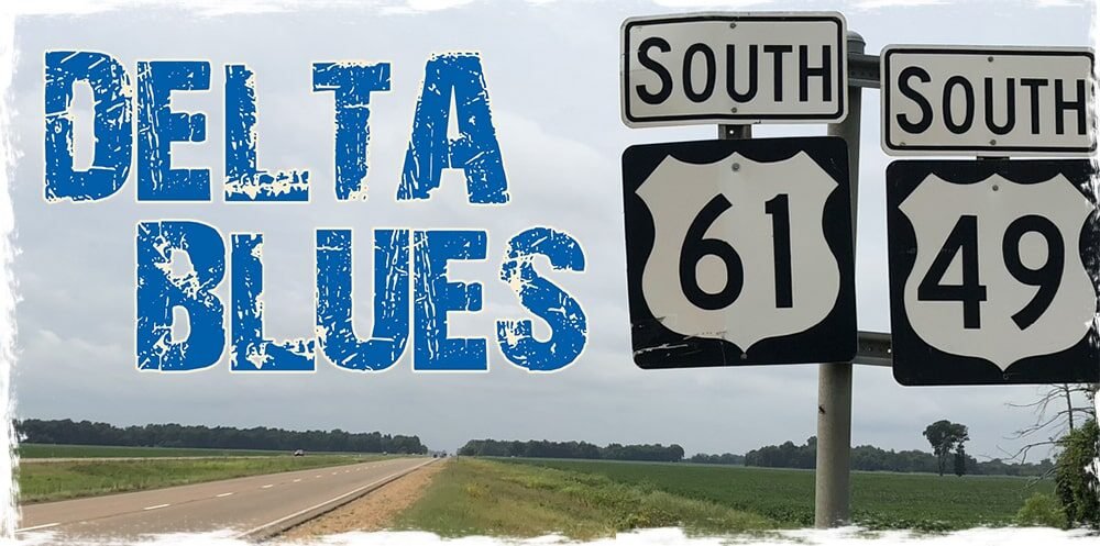 Delta Blues T-Shirts and Mississippi Blues Merchandise Featuring Crossroads and Blues Legends