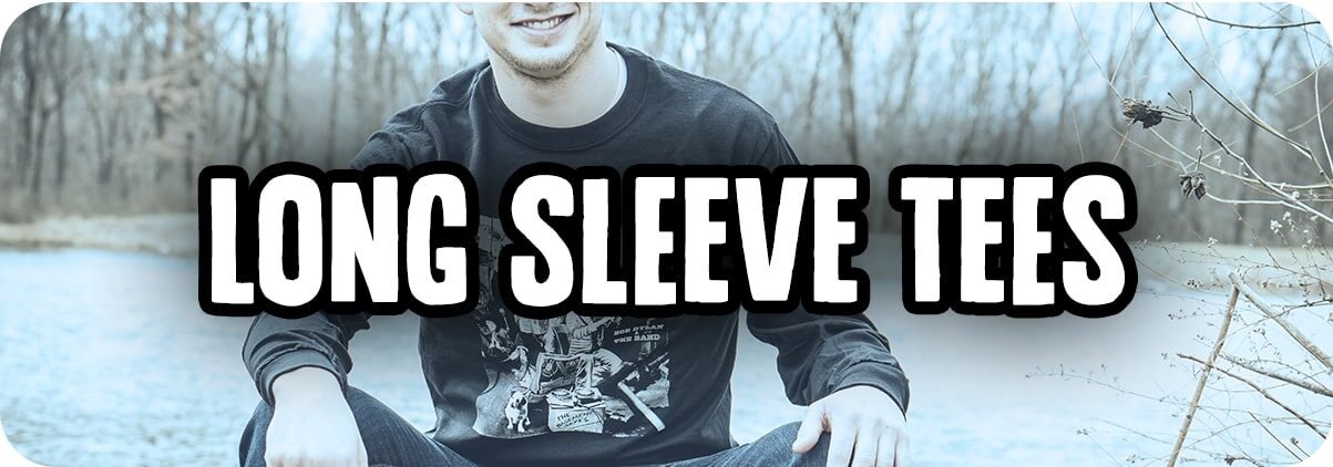 Music Themed Long Sleeve Band Tees - Official Rock Band Tees | Bluescentric
