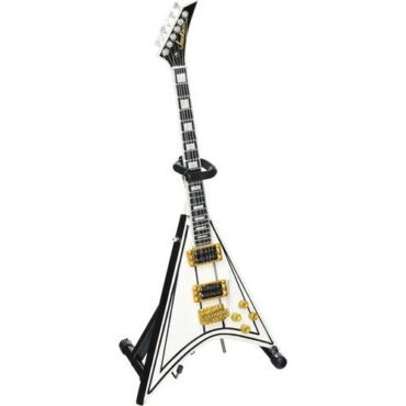 Axe Heaven Signature White Flying V Mini Guitar Replica Collectible RR-086 Collectibles (Large Item, Collectible, Figure)