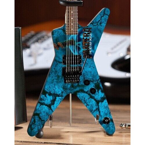 Axe Heaven Dimebag Pantera Dean Far Beyond Driven Blue Mini Guitar