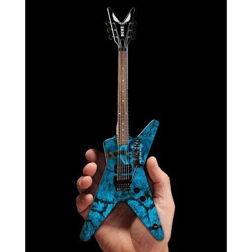 Axe Heaven Dimebag Pantera Dean Far Beyond Driven Blue Mini Guitar