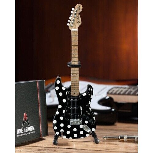 Axe Heaven Buddy Guy Fender Stratocaster Polka Dot Finish Mini Guitar Replica Collectible FS-023 Collectibles (Large Item, Collectible, Figure)