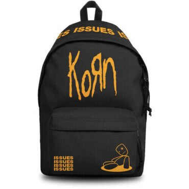Rocksax - Korn - Issues Logo - Daypack with Laptop Pocket (Black) Collectibles (Large Item, Collectible, Tote / Messenger Bag)