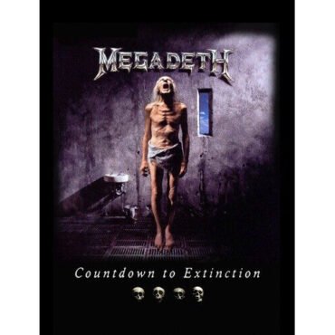 Rocksax -  Megadeth - Sherpa Fleece Blanket - Countdown to Extinction (60 in x 80 in) Collectibles (Large Item, Blanket)