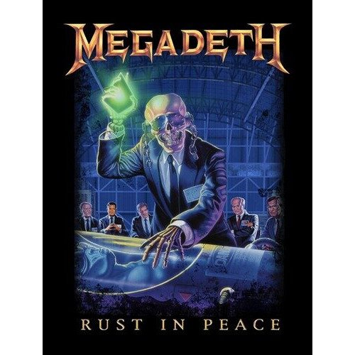 Rocksax - Megadeth - Sherpa Fleece Blanket - Peace Sells (60 in x 80 in) Collectibles (Large Item, Blanket)