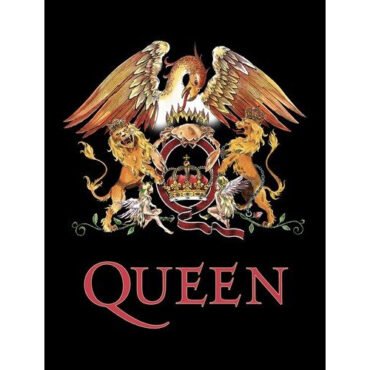 Rocksax -  Queen - Sherpa Fleece Blanket - Crest (60 in x 80 in) Collectibles (Large Item, Blanket)