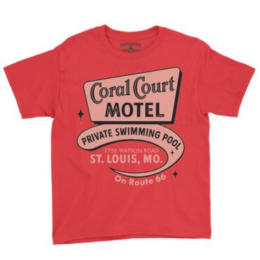 Coral Court St. Louis Youth T-Shirt - Lightweight Children & Toddlers - Red