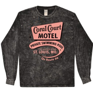 Coral Court St. Louis T-Shirt - Black Mineral Wash - 4XL