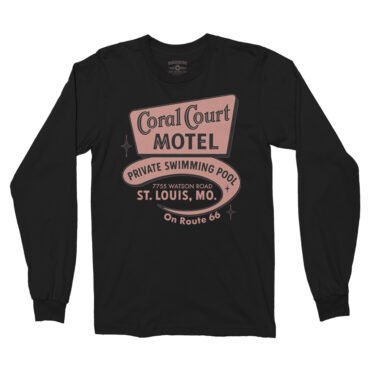 Coral Court St. Louis Long Sleeve T-Shirt - Black