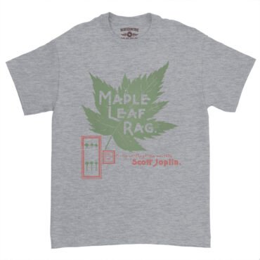 Maple Leaf Rag Scott Joplin T-Shirt - Heavy Cotton - Athletic Heather