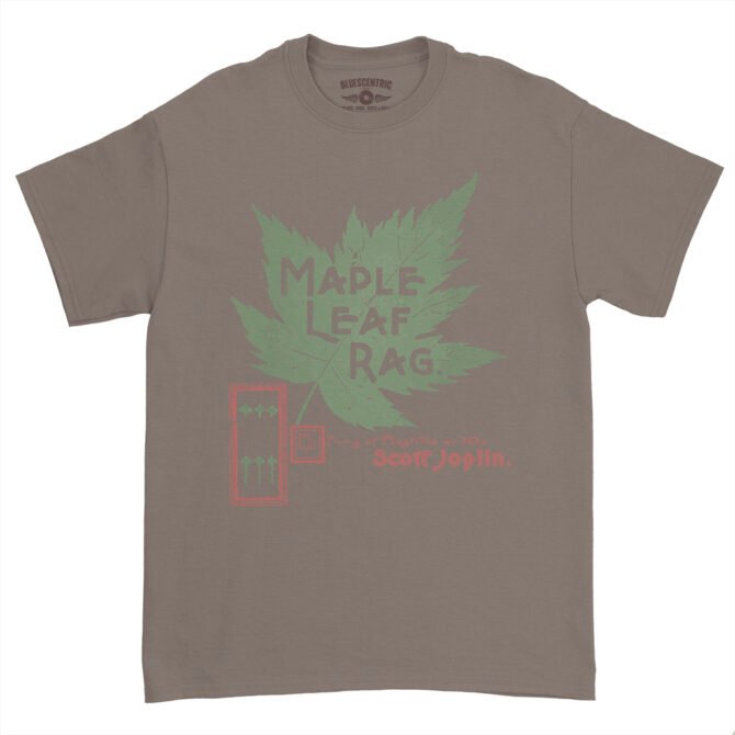 Maple Leaf Rag Scott Joplin T-Shirt - Heavy Cotton - Taupe