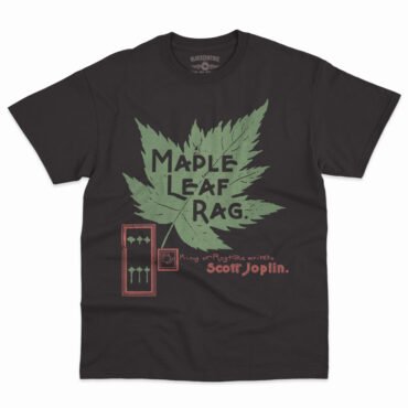 Maple Leaf Rag Scott Joplin T-Shirt - Men's Big & Tall - Black