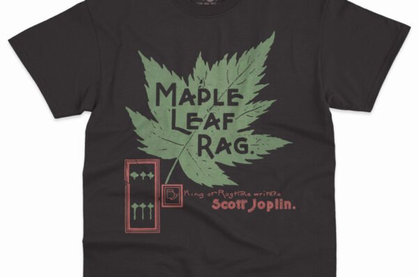 Maple Leaf Rag Scott Joplin T-Shirt - Men's Big & Tall - Black