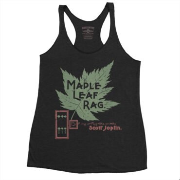 Maple Leaf Rag Scott Joplin Racerback Tank - Women's - Black