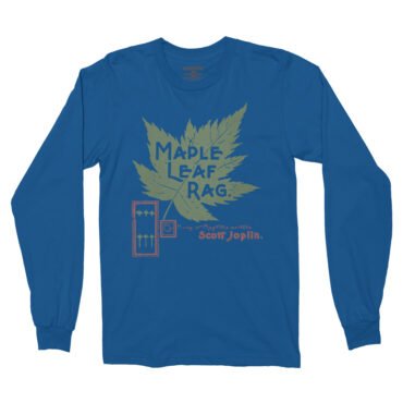 Maple Leaf Rag Scott Joplin Long Sleeve T-Shirt - Royal