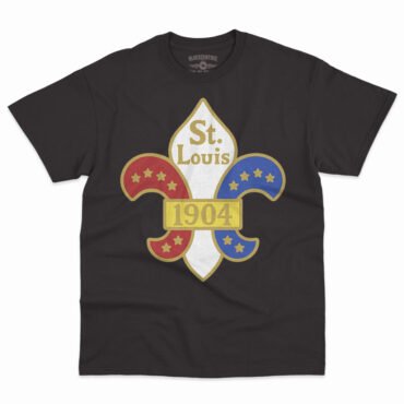 Saint Louis 1904 World's Fair T-Shirt - Men's Big & Tall - Black